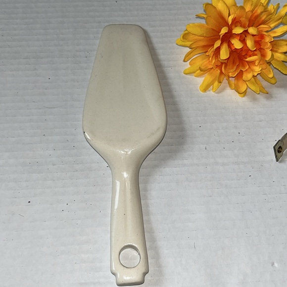 Vintage Ceramic China Cake Server Wheat - Picture 3 of 3